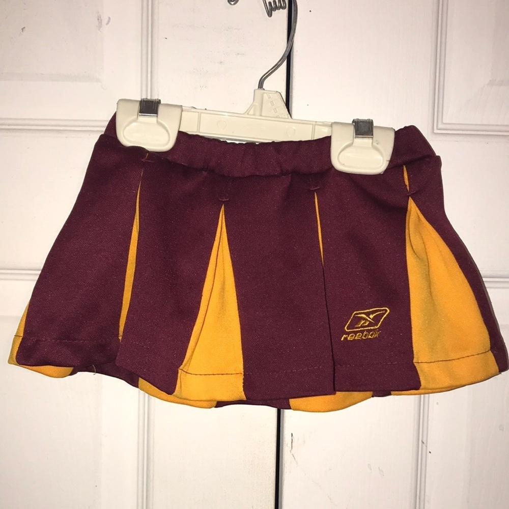 Infant’s Maroon and Gold Reebok Skirt
